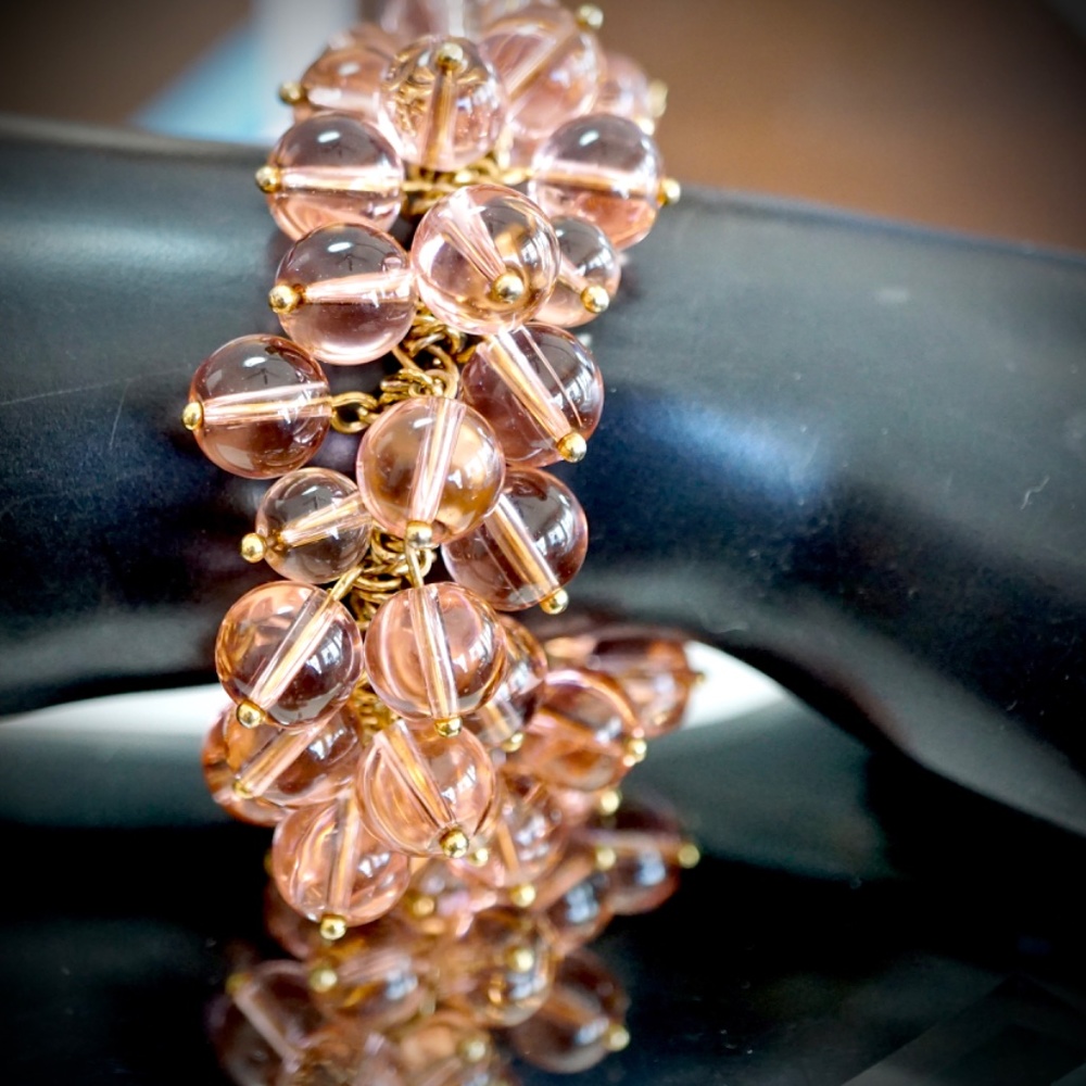 J. Crew Peach Color Cha-Cha Bracelet